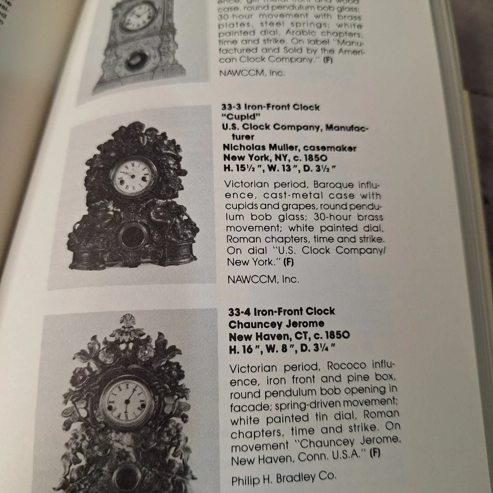The Warner Collector's Guide to American Clocks Anita Schorsch Identification Bk